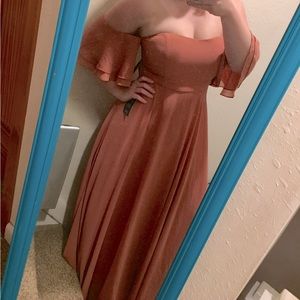 Lulu’s Rusty Rose dress